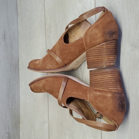 Corso Como Womens Ankle Suede Western Heels boots shoes sz 9M - Picture 6 of 13